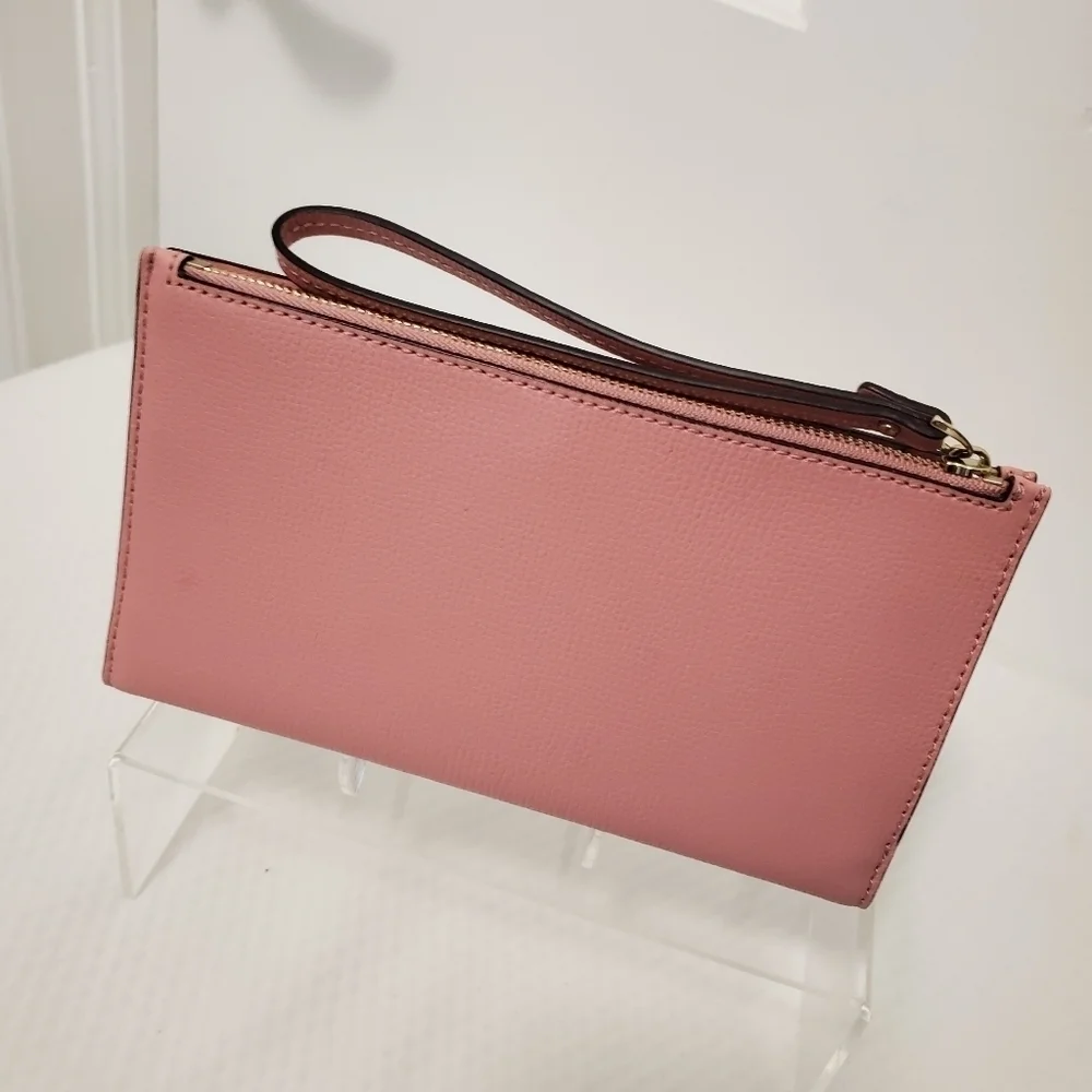 EC Kate Spade Pink Safiano Leather Wristlet/Wallet, Colorful